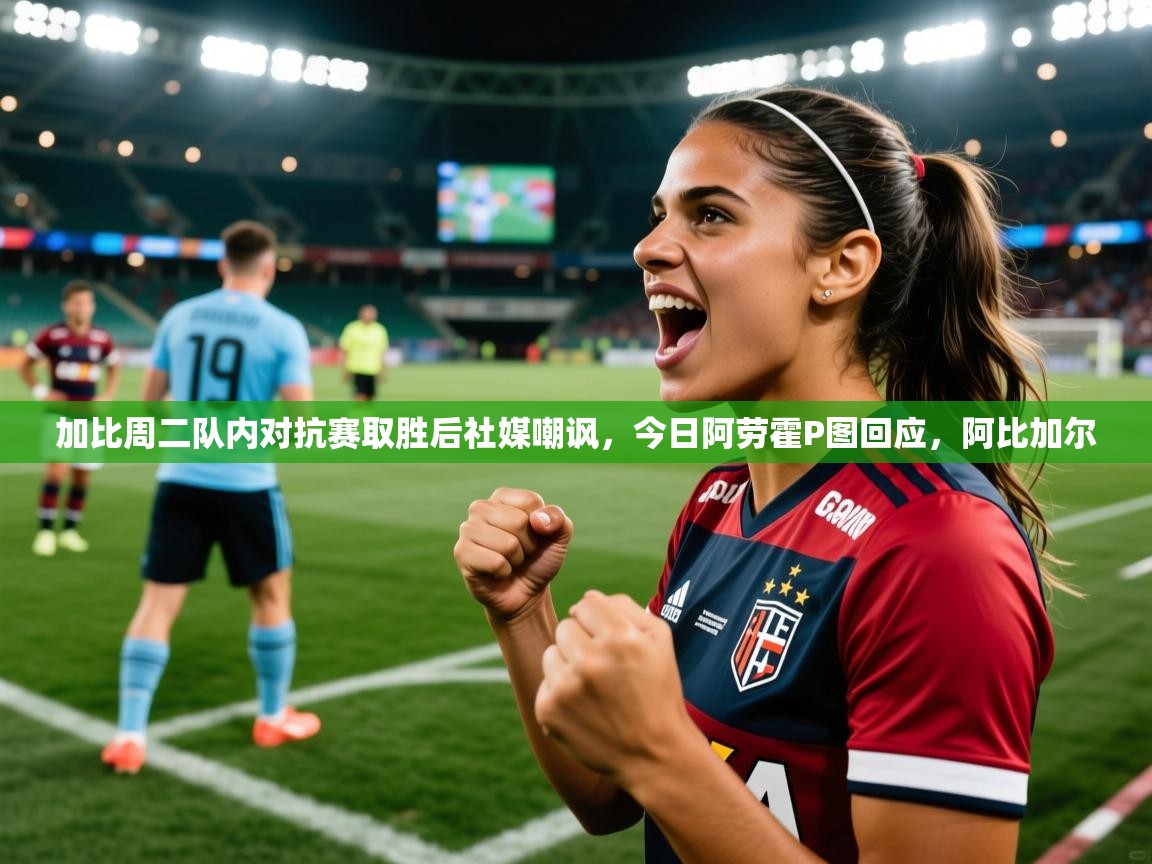 2025爱游戏体育在线登录加比周二队内对抗赛取胜后社媒嘲讽，今日阿劳霍P图回应，阿比加尔  第4张